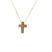 Diamant - Baguette Kreuz - klein - 18kt (750 Gold) – Ansicht 3