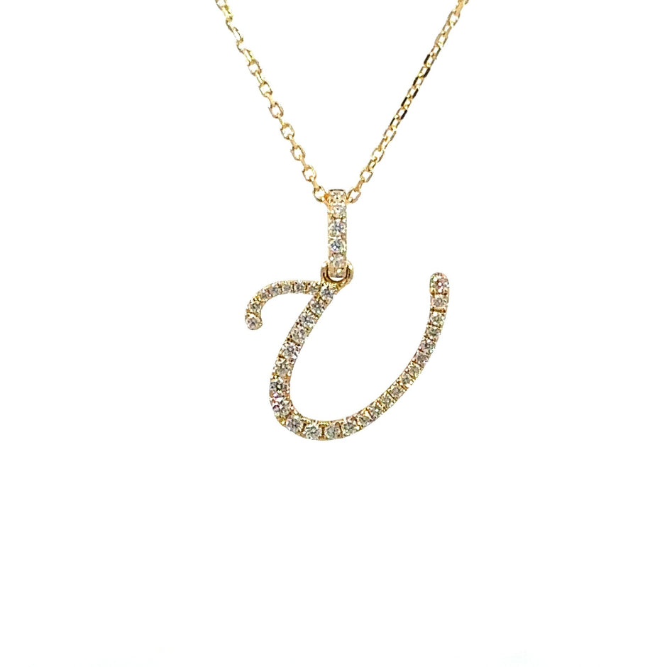 Diamant Buchstabenanhänger A–Z – Naturdiamanten - Juwelier BenjaminDiamant Buchstabenanhänger A–Z – Naturdiamanten