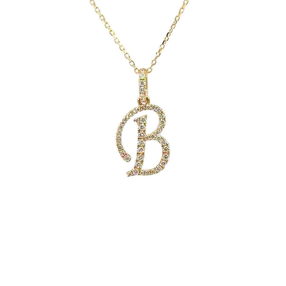 Diamant Buchstabenanhänger A–Z – Naturdiamanten - Juwelier BenjaminDiamant Buchstabenanhänger A–Z – Naturdiamanten