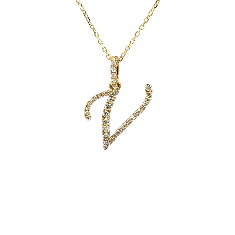 Diamant Buchstabenanhänger A–Z – Naturdiamanten - Juwelier BenjaminDiamant Buchstabenanhänger A–Z – Naturdiamanten