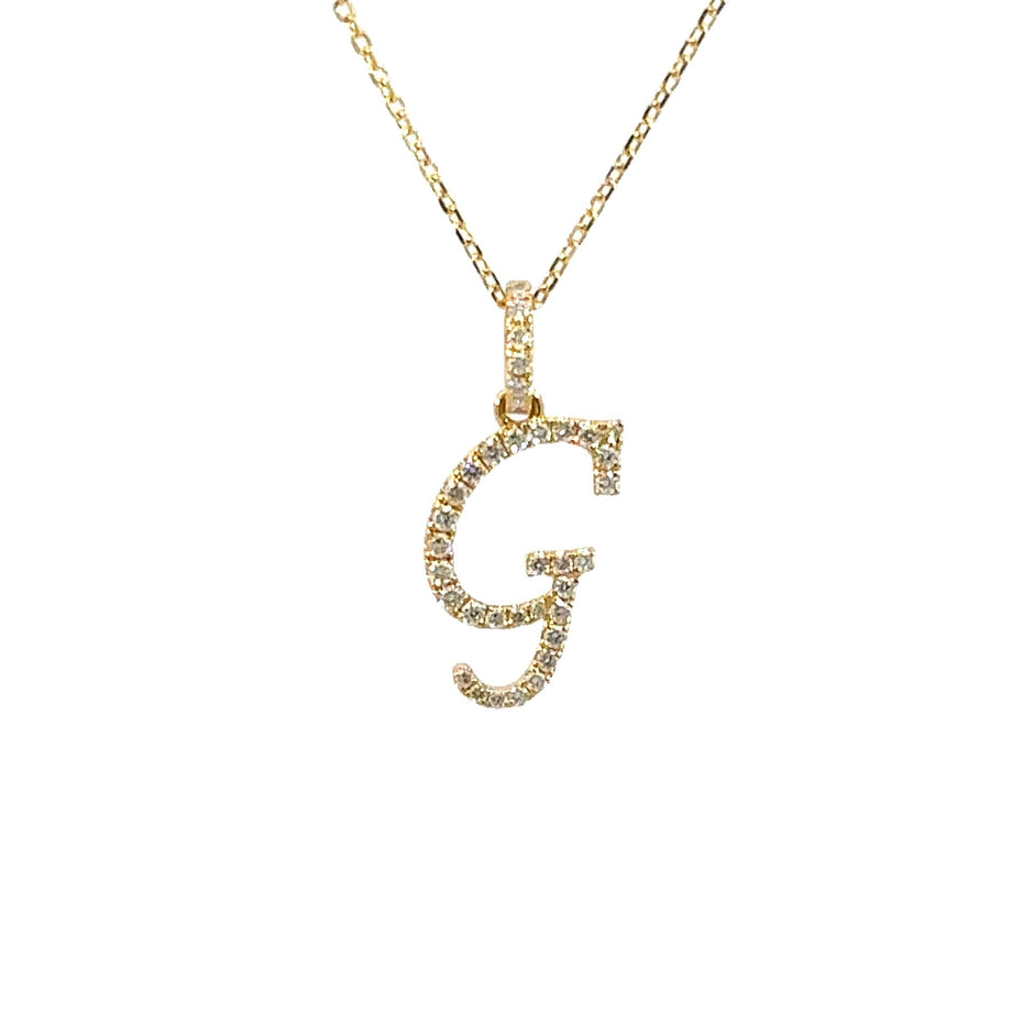 Diamant Buchstabenanhänger A–Z – Naturdiamanten - Juwelier BenjaminDiamant Buchstabenanhänger A–Z – Naturdiamanten