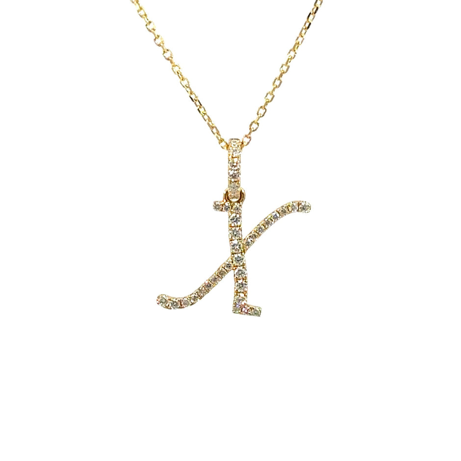 Diamant Buchstabenanhänger A–Z – Naturdiamanten - Juwelier BenjaminDiamant Buchstabenanhänger A–Z – Naturdiamanten