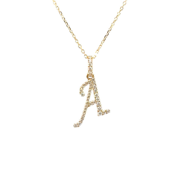 Diamant Buchstabenanhänger A–Z – Naturdiamanten - Juwelier BenjaminDiamant Buchstabenanhänger A–Z – Naturdiamanten