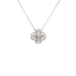 Diamant - Kleeblatt Anhänger – 18 kt (750 Gold) – Ansicht 5