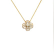 Diamant - Kleeblatt Anhänger – 18 kt (750 Gold) – Juwelier Benjamin
