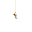 Diamant - Kleeblatt Anhänger – 18 kt (750 Gold) – Ansicht 4