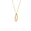 Diamant - Kreis Anhänger – 18 kt (750 Gold) – Ansicht 2