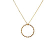 Diamant - Kreis Anhänger – 18 kt (750 Gold) – Ansicht 3