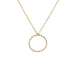 Diamant - Kreis Anhänger – 18 kt (750 Gold) – Juwelier Benjamin
