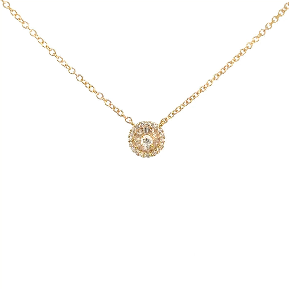 Diamant - Sonnenanhänger 18kt (750 Gold) - Juwelier BenjaminDiamant - Sonnenanhänger 18kt (750 Gold)