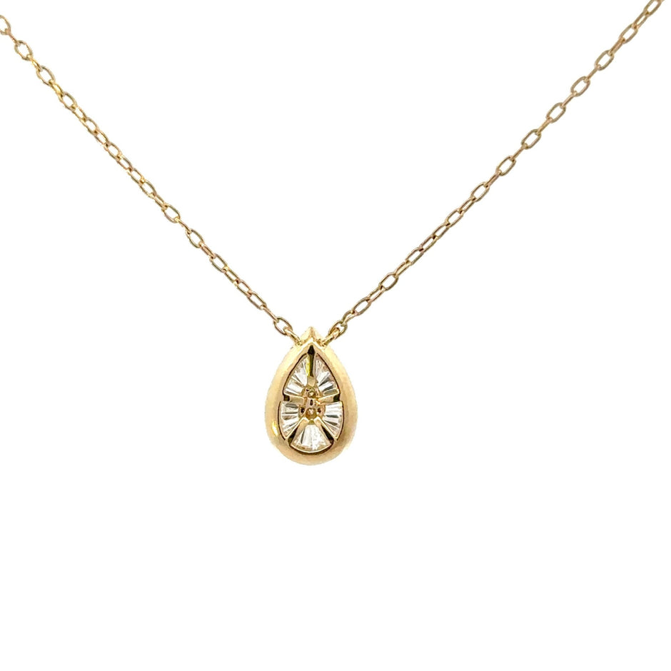 Diamant - Tränenanhänger 18kt (750 Gold) - Juwelier BenjaminDiamant - Tränenanhänger 18kt (750 Gold)