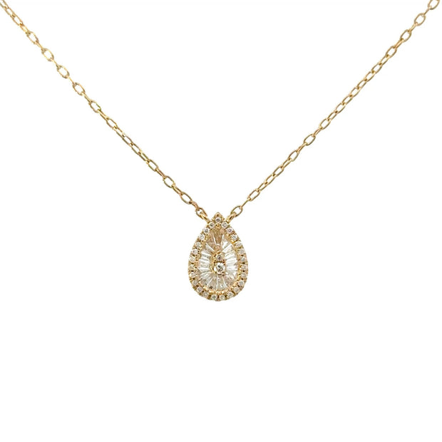 Diamant - Tränenanhänger 18kt (750 Gold) - Juwelier BenjaminDiamant - Tränenanhänger 18kt (750 Gold)