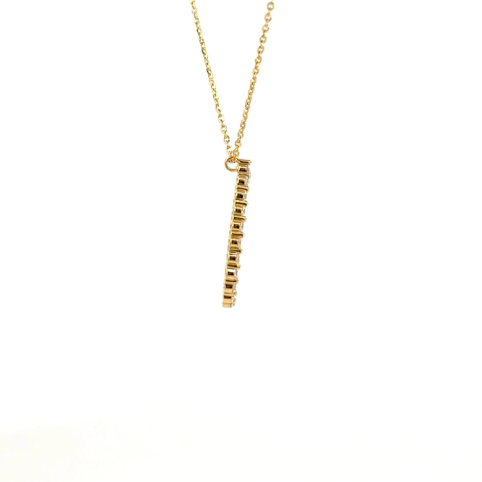 Diamant - Tropfen Anhänger – 18 kt (750 Gold) - Juwelier BenjaminDiamant - Tropfen Anhänger – 18 kt (750 Gold)