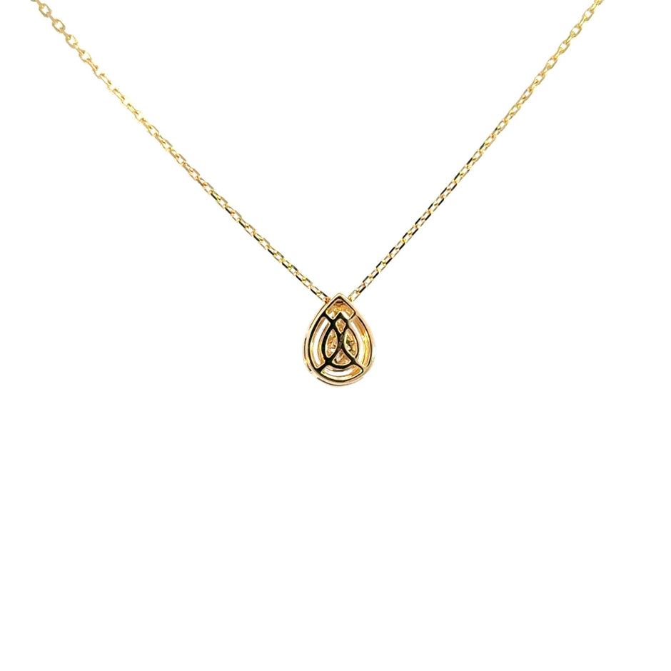 Diamant - Tropfenanhänger 14kt (585 Gold) - Juwelier BenjaminDiamant - Tropfenanhänger 14kt (585 Gold)