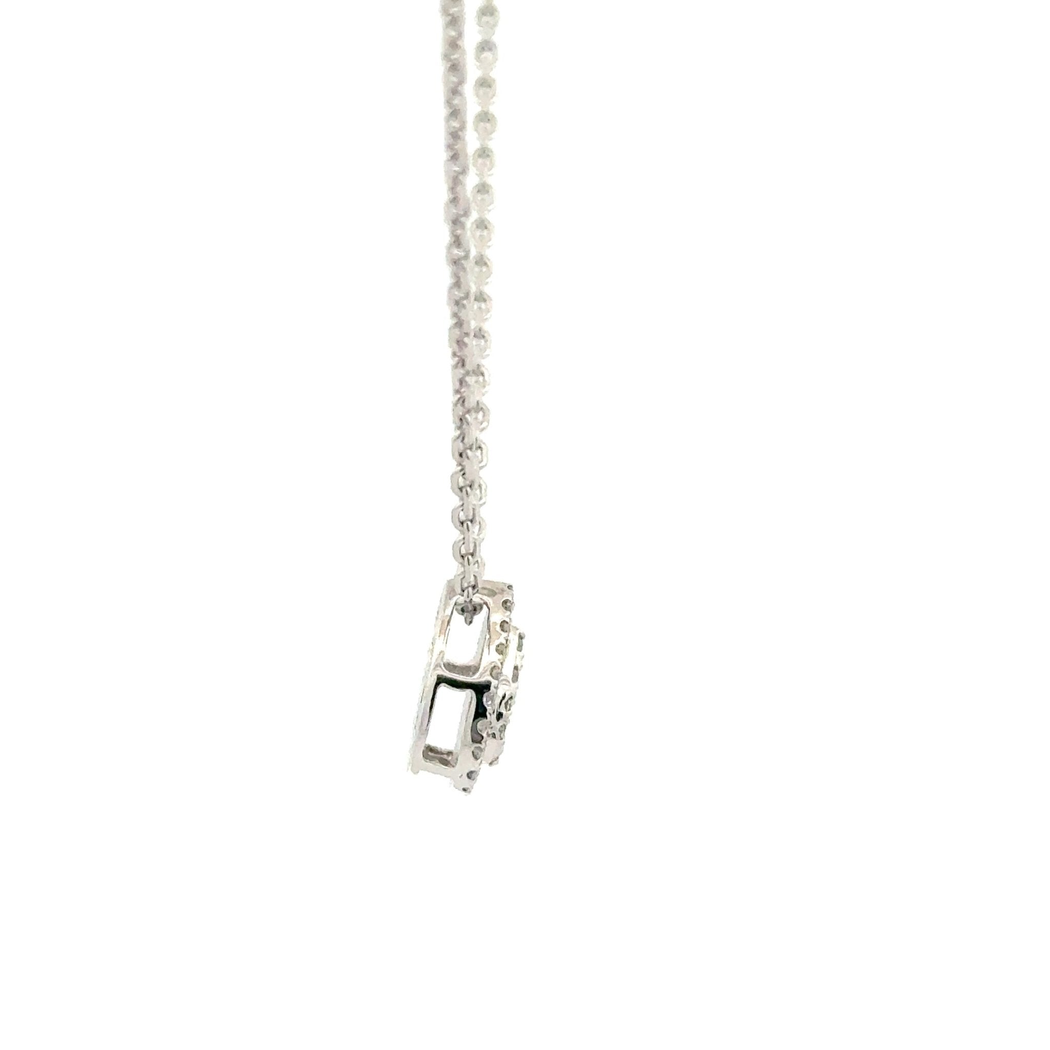Diamant - Tropfenanhänger 18kt (750 Weißgold) - Juwelier BenjaminDiamant - Tropfenanhänger 18kt (750 Weißgold)