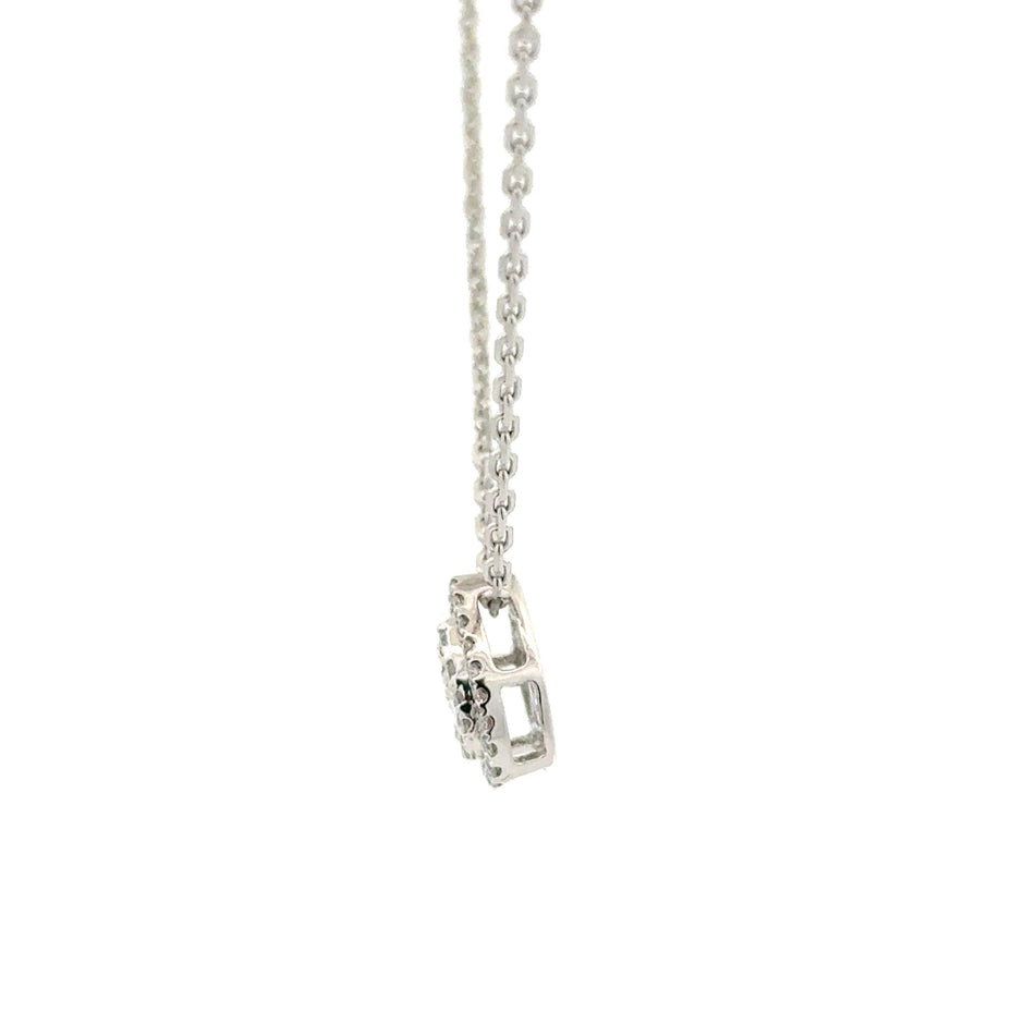 Diamant - Tropfenanhänger 18kt (750 Weißgold) - Juwelier BenjaminDiamant - Tropfenanhänger 18kt (750 Weißgold)