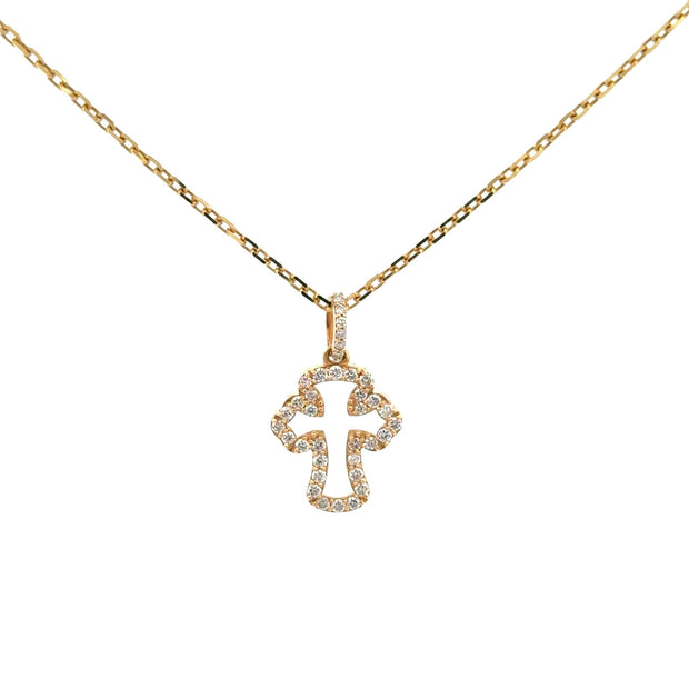 Diamanten - Kreuzanhänger 18kt (750 Gold) - Juwelier BenjaminDiamanten - Kreuzanhänger 18kt (750 Gold)