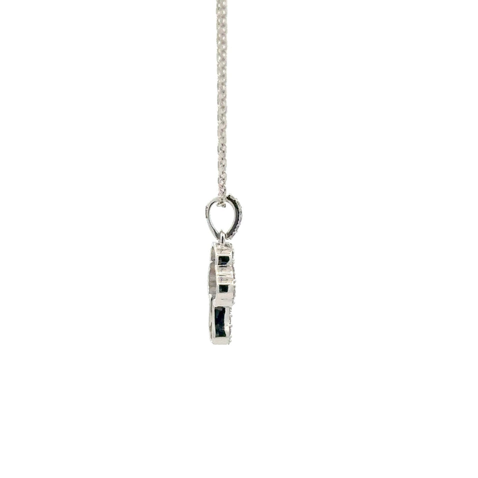 Diamanten - Kreuzanhänger 18kt (750 Weißgold) - Juwelier BenjaminDiamanten - Kreuzanhänger 18kt (750 Weißgold)