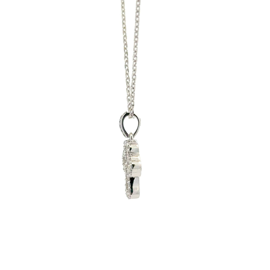 Diamanten - Kreuzanhänger 18kt (750 Weißgold) - Juwelier BenjaminDiamanten - Kreuzanhänger 18kt (750 Weißgold)
