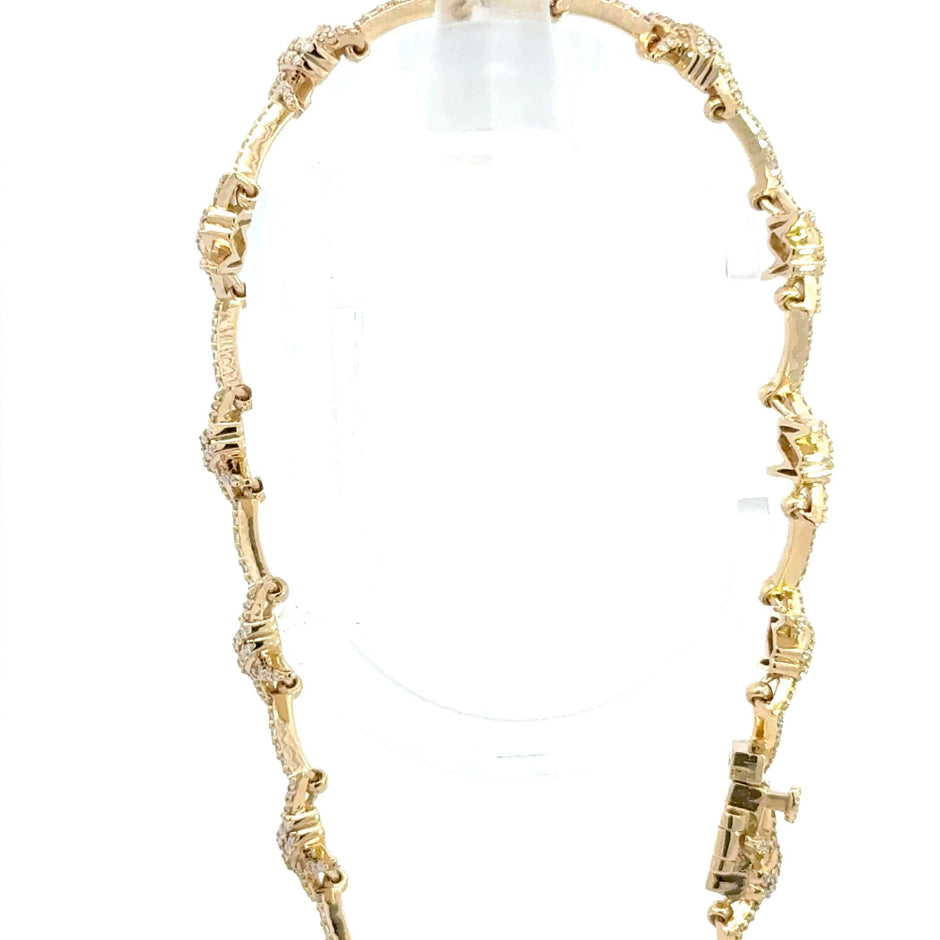 Dornkranz Armband 14 kt Gelbgold - Juwelier BenjaminDornkranz Armband 14 kt Gelbgold