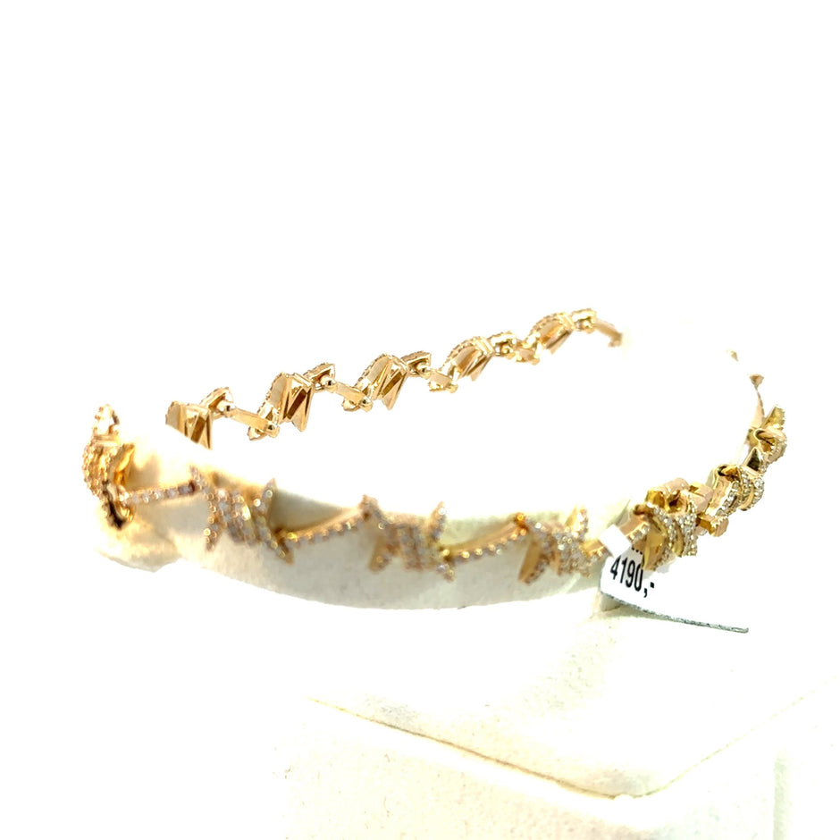 Dornkranz Armband - 18 kt (750 Gelbgold) - Juwelier BenjaminDornkranz Armband - 18 kt (750 Gelbgold)