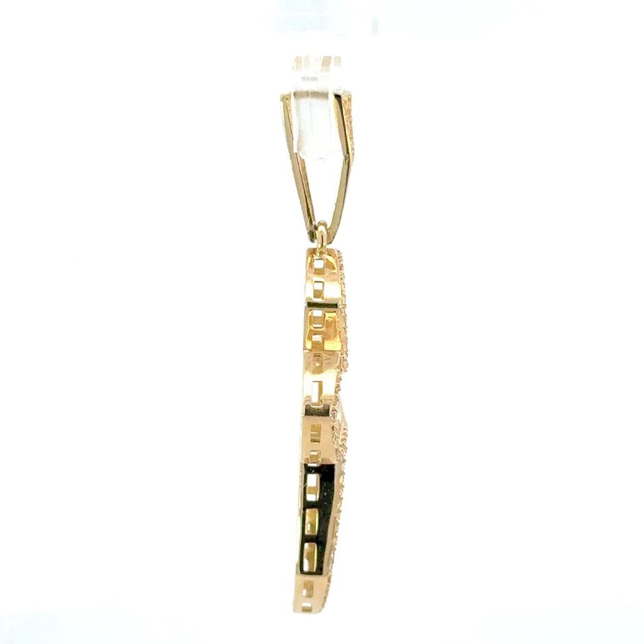 Dreifaltigkeit Kreuz aus Gelbgold 14kt (585 Gold) - Juwelier BenjaminDreifaltigkeit Kreuz aus Gelbgold 14kt (585 Gold)