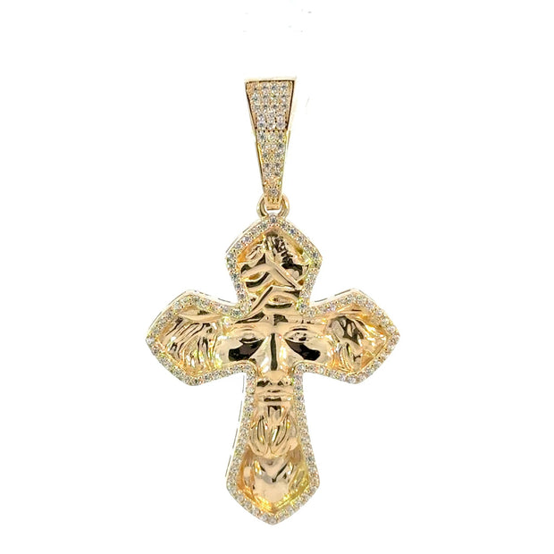 Dreifaltigkeit Kreuz aus Gelbgold 14kt (585 Gold) - Juwelier BenjaminDreifaltigkeit Kreuz aus Gelbgold 14kt (585 Gold)