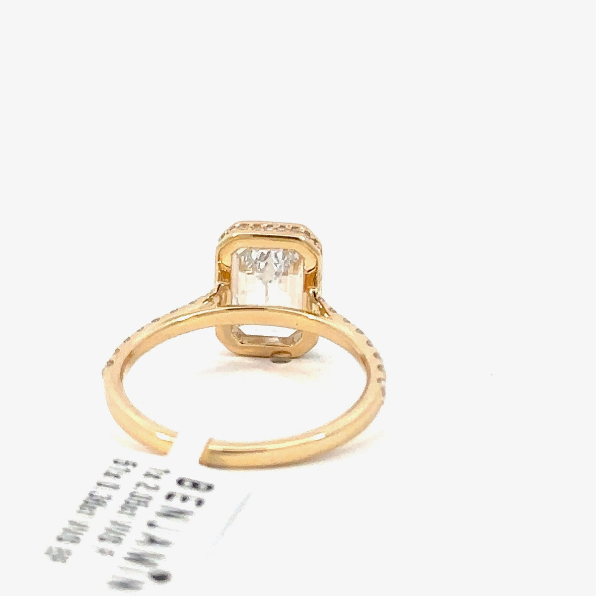 Emerald Diamantring 18kt (750 Gelbgold) - Juwelier BenjaminEmerald Diamantring 18kt (750 Gelbgold)
