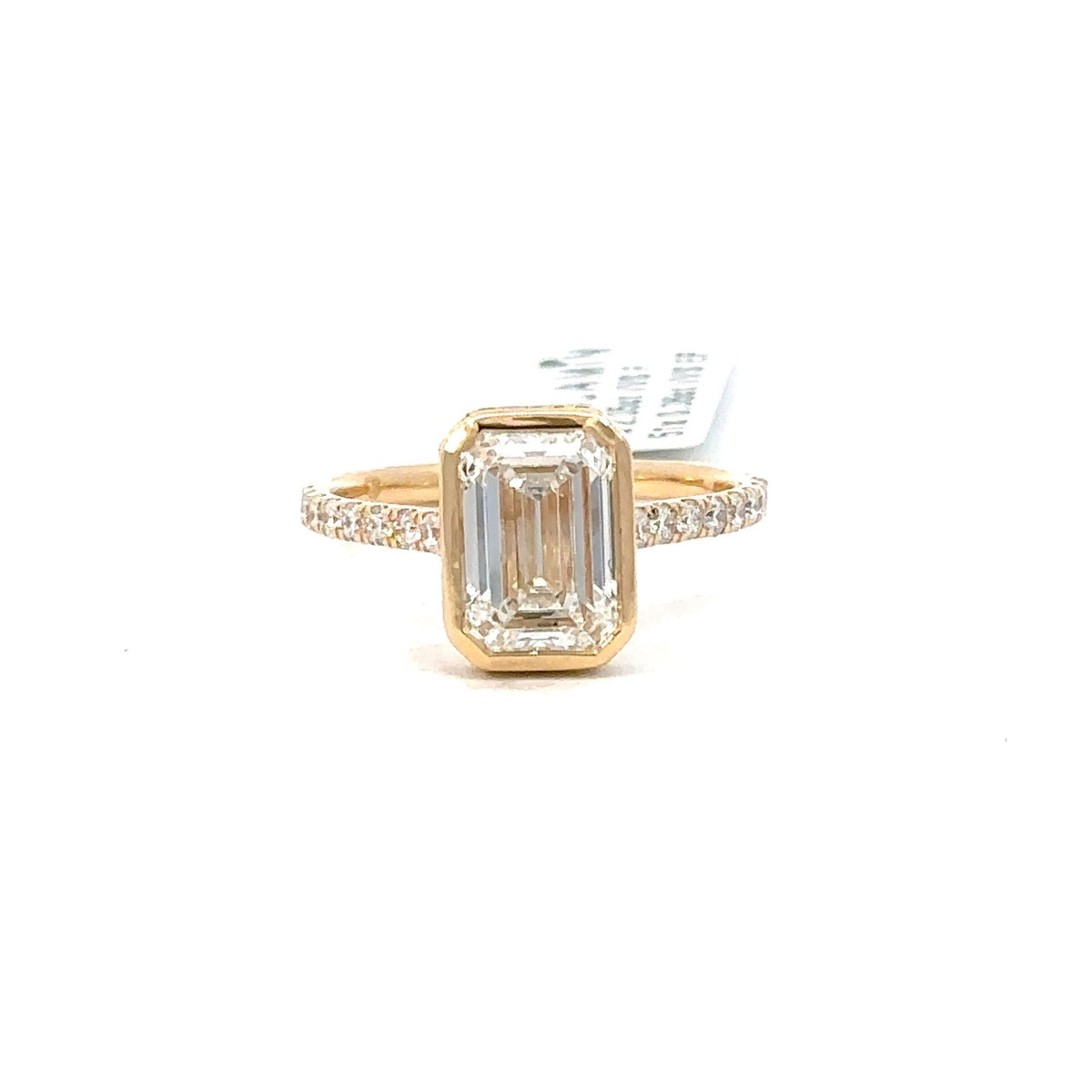 Emerald Diamantring 18kt (750 Gelbgold) - Juwelier BenjaminEmerald Diamantring 18kt (750 Gelbgold)