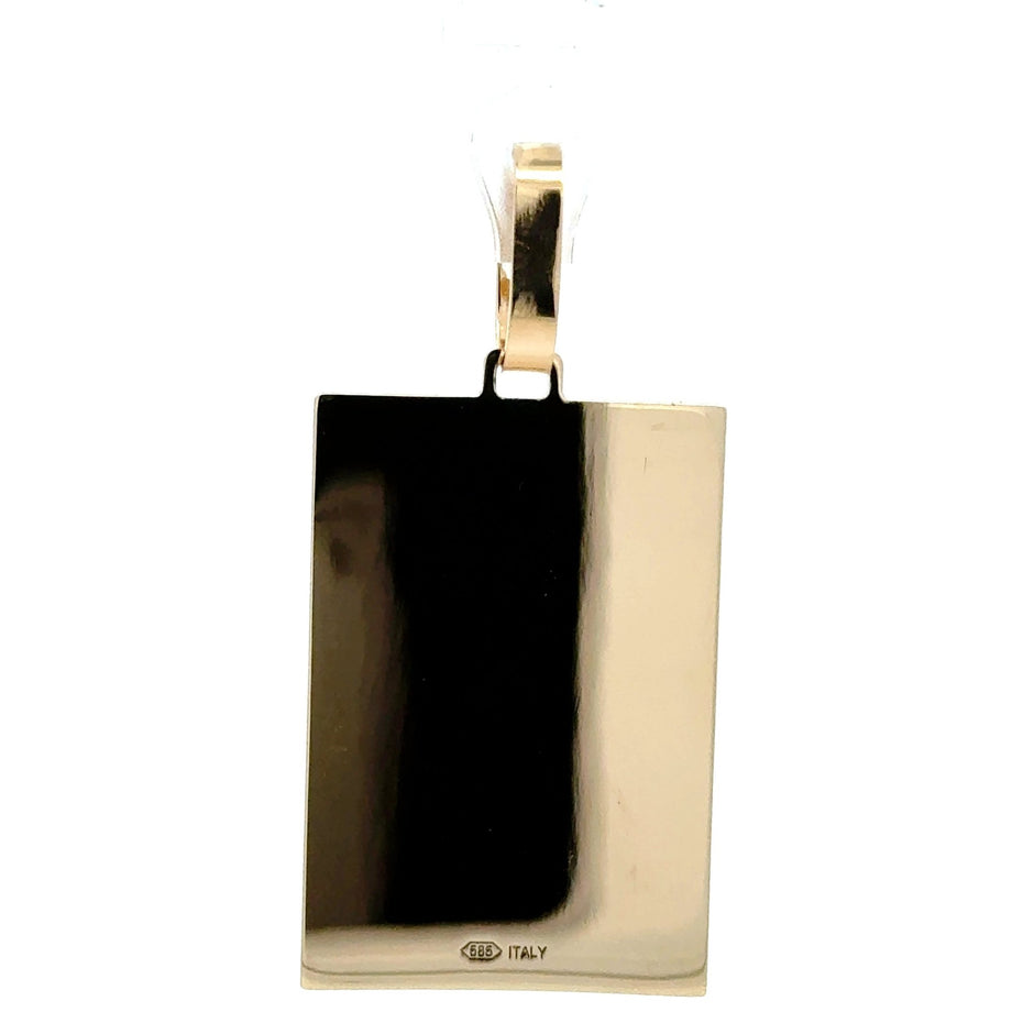 Exklusiver Kronen Anhänger aus Gelbgold (3.5 cm) 14kt (585 Gold) - Juwelier BenjaminExklusiver Kronen Anhänger aus Gelbgold (3.5 cm) 14kt (585 Gold)