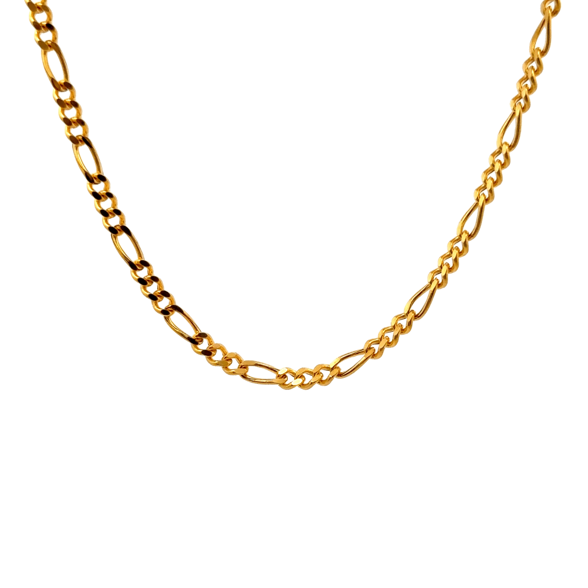 Figaro Kette 22 kt (916 Gold) - Juwelier BenjaminFigaro Kette 22 kt (916 Gold)