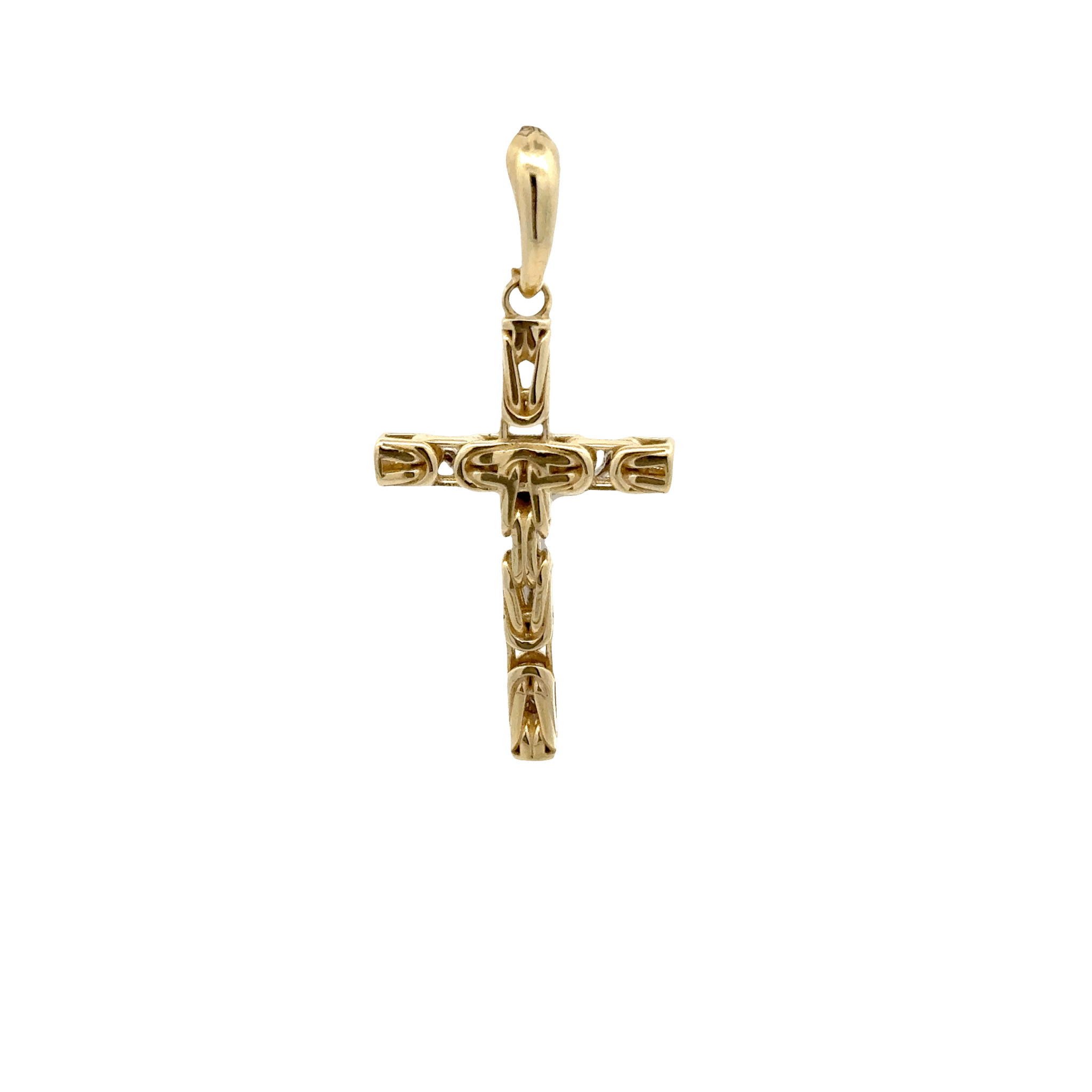 Goldkreuz (Königsketten - Design) 14 kt (585 Gold) - Juwelier BenjaminGoldkreuz (Königsketten - Design) 14 kt (585 Gold)