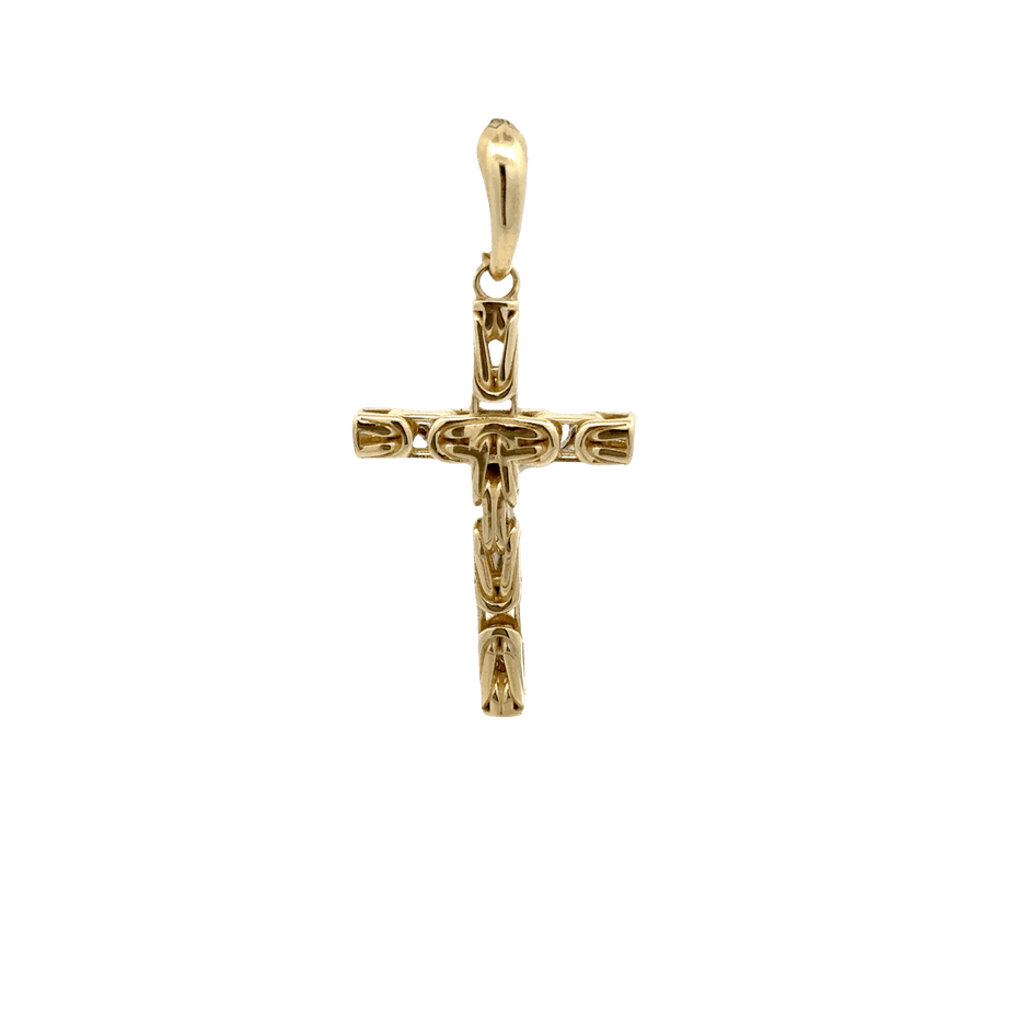 Goldkreuz (Königsketten - Design) 14 kt (585 Gold) - Juwelier BenjaminGoldkreuz (Königsketten - Design) 14 kt (585 Gold)