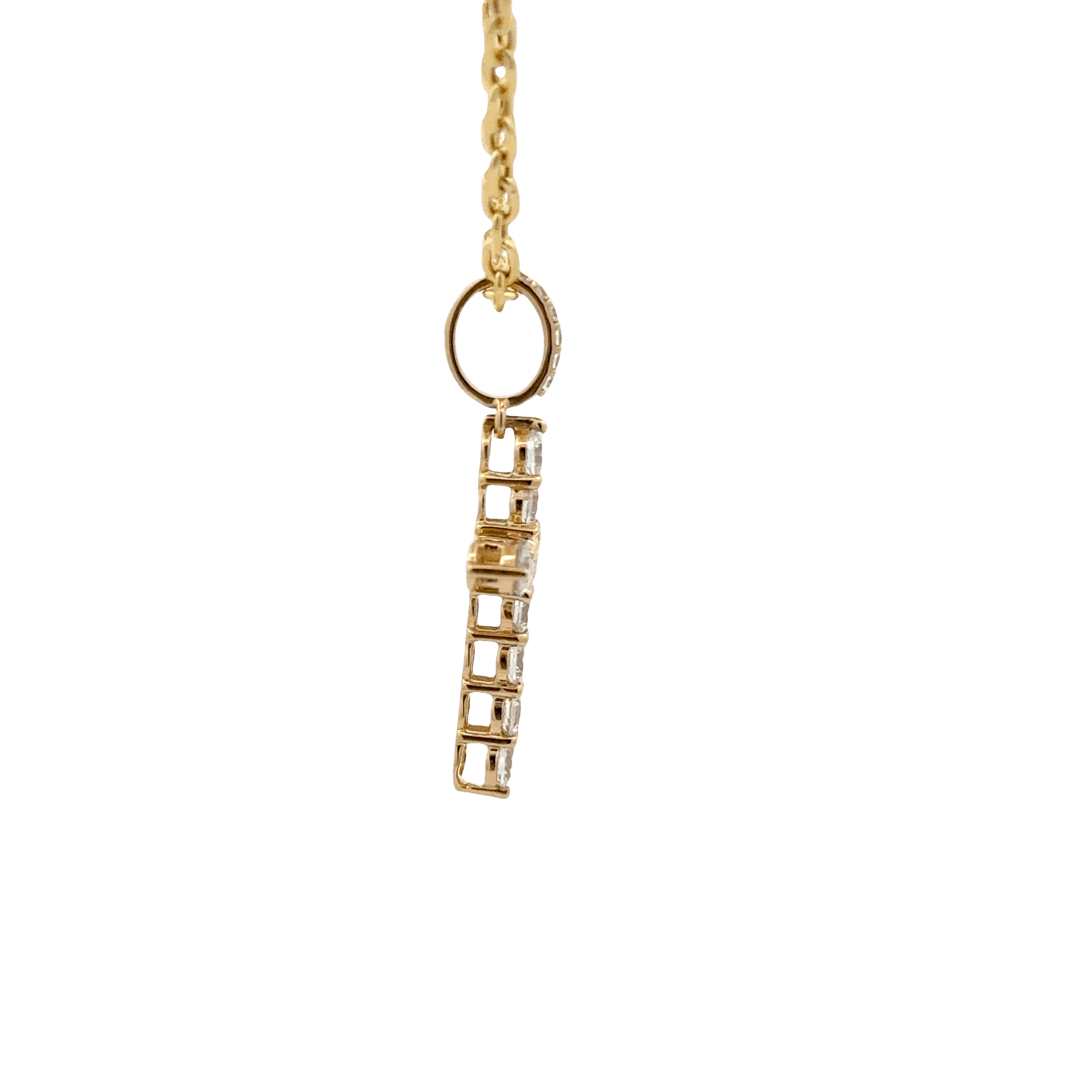 Goldkreuz x Ankerkette 14 kt (585 Gold) - Juwelier BenjaminGoldkreuz x Ankerkette 14 kt (585 Gold)