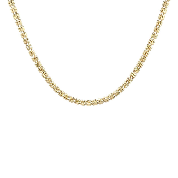 Iced Chain (3mm) 14kt (585 Gelbgold) - Juwelier BenjaminIced Chain (3mm) 14kt (585 Gelbgold)