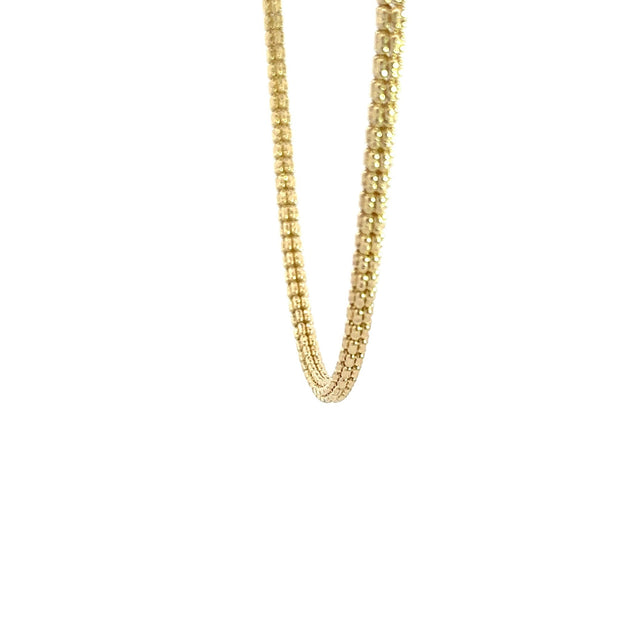 Iced Chain (4mm) 14kt (585 Gelbgold) - Juwelier BenjaminIced Chain (4mm) 14kt (585 Gelbgold)