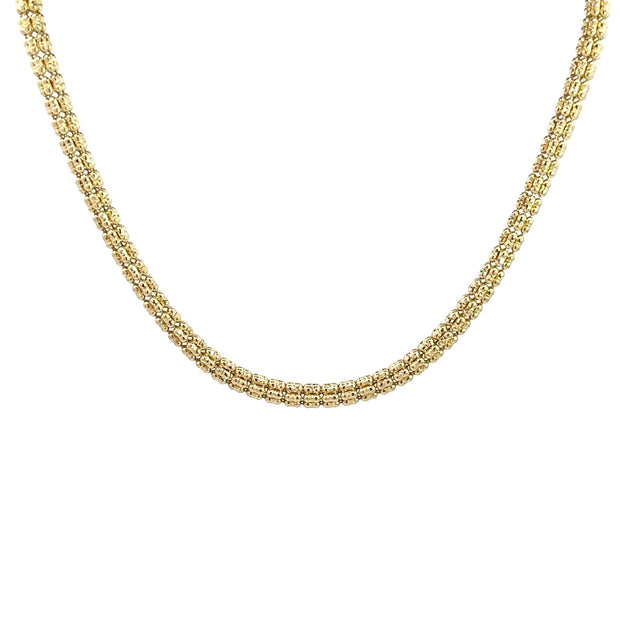 Iced Chain (4mm) 14kt (585 Gelbgold) - Juwelier BenjaminIced Chain (4mm) 14kt (585 Gelbgold)
