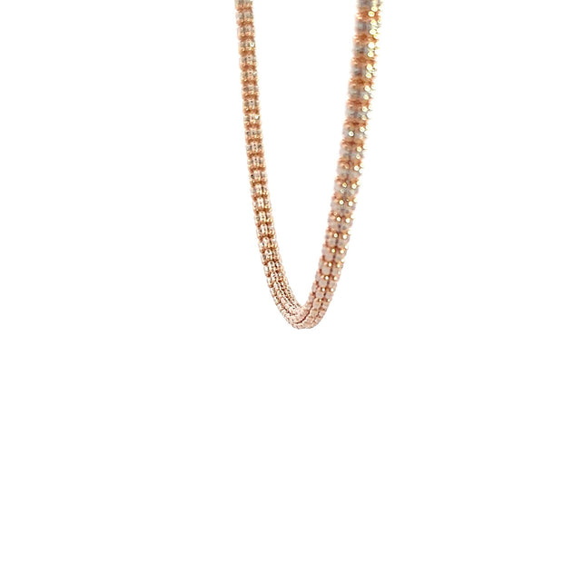 Iced Chain (4mm) 14kt (585 Roségold) - Juwelier BenjaminIced Chain (4mm) 14kt (585 Roségold)