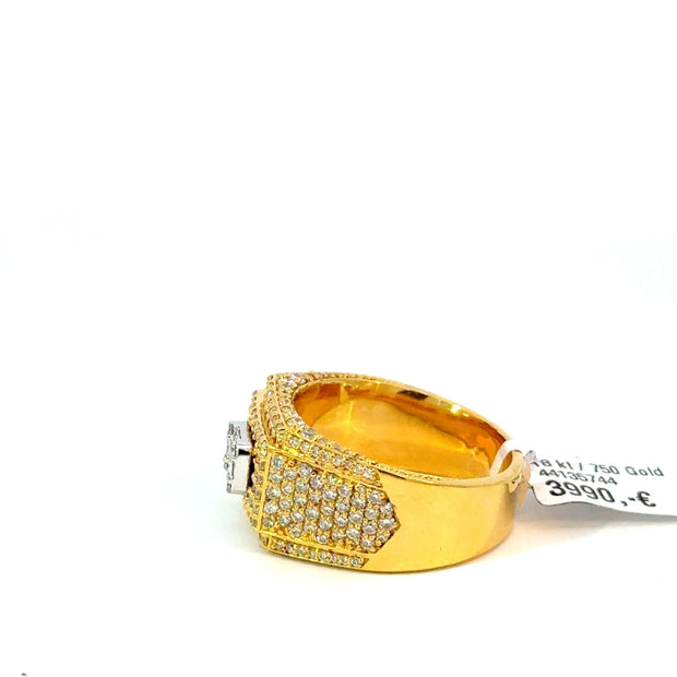 Iced - Out - Diamantring 18kt (750 Gold) - Juwelier BenjaminIced - Out - Diamantring 18kt (750 Gold)