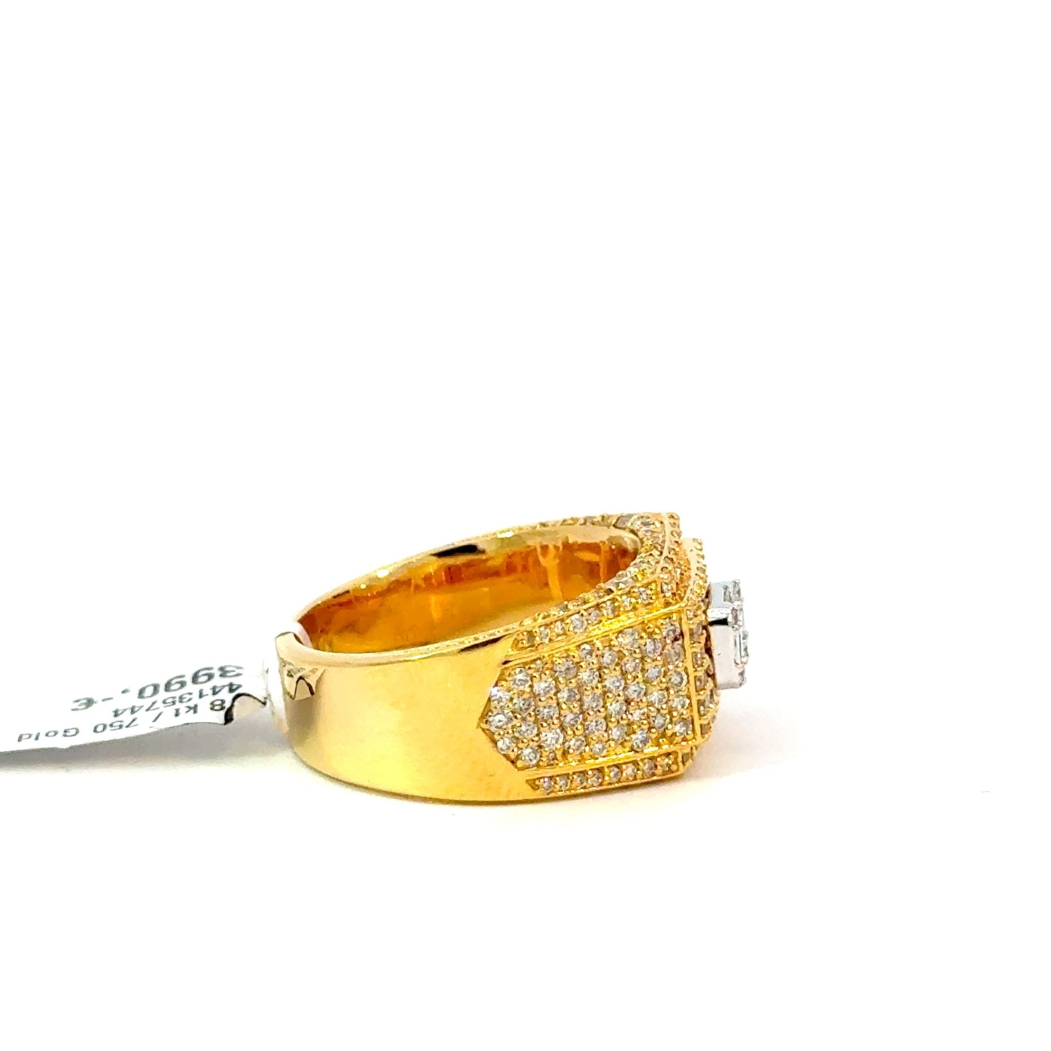 Iced - Out - Diamantring 18kt (750 Gold) - Juwelier BenjaminIced - Out - Diamantring 18kt (750 Gold)