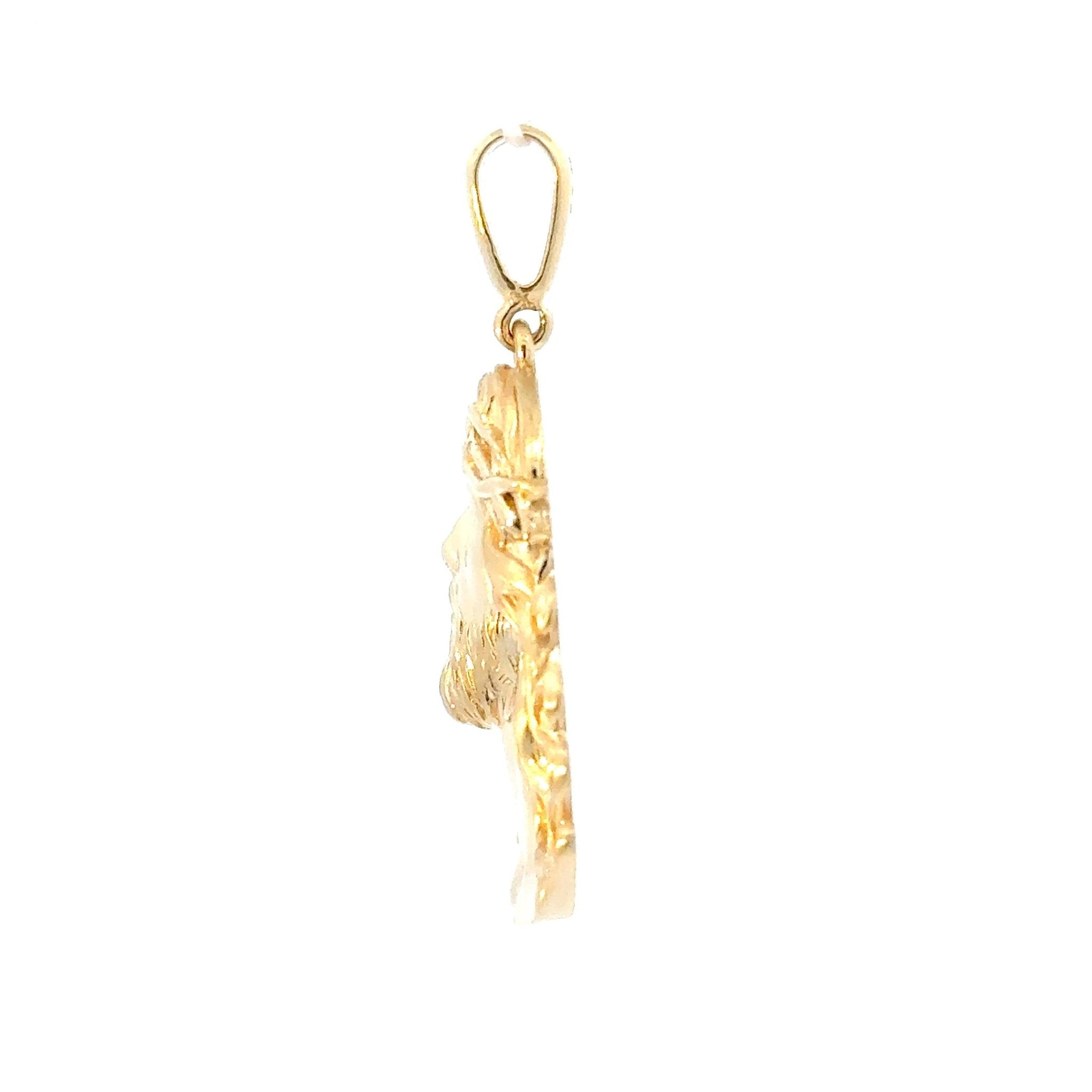 Jesus - Anhänger aus 14kt Gelbgold (585 Gold) - Juwelier BenjaminJesus - Anhänger aus 14kt Gelbgold (585 Gold)