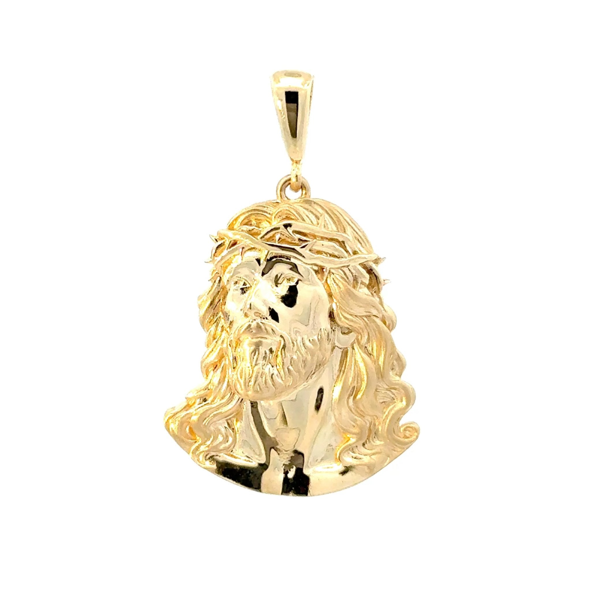 Jesus - Anhänger aus 14kt Gelbgold (585 Gold) - Juwelier BenjaminJesus - Anhänger aus 14kt Gelbgold (585 Gold)