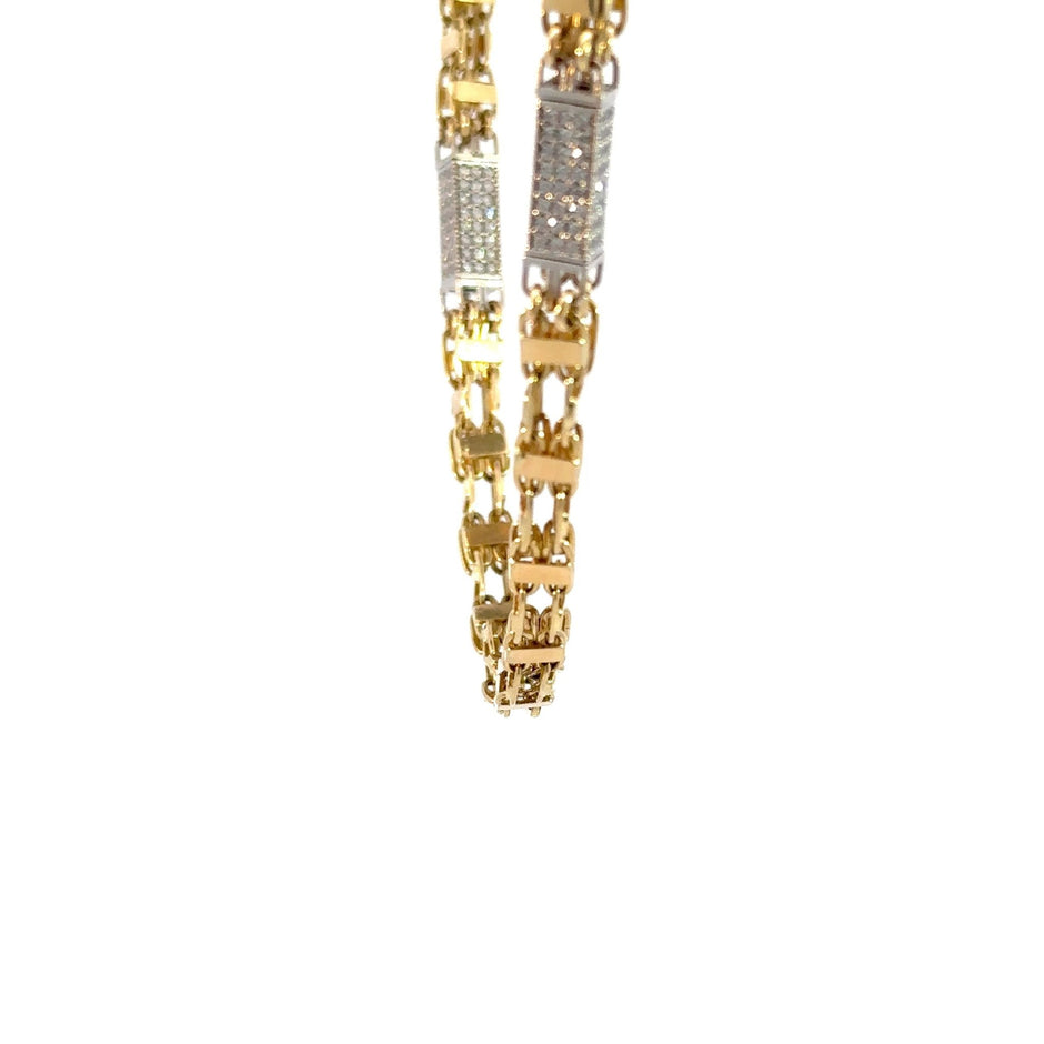 Käfigkette 5mm x Steine - 14kt (585 Gold) - Juwelier BenjaminKäfigkette 5mm x Steine - 14kt (585 Gold)
