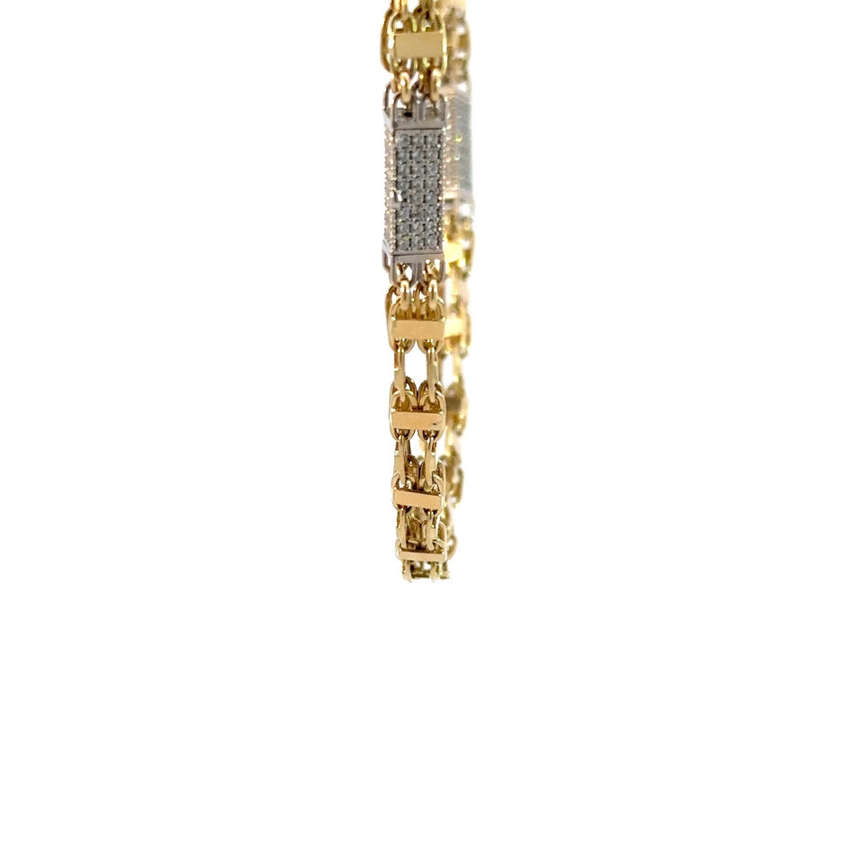 Käfigkette 5mm x Steine - 14kt (585 Gold) - Juwelier BenjaminKäfigkette 5mm x Steine - 14kt (585 Gold)