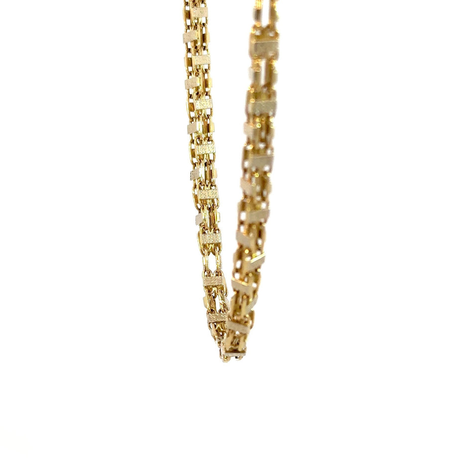 Käfigkette gemustert 4.5mm - 14kt (585 Gold) - Juwelier BenjaminKäfigkette gemustert 4.5mm - 14kt (585 Gold)