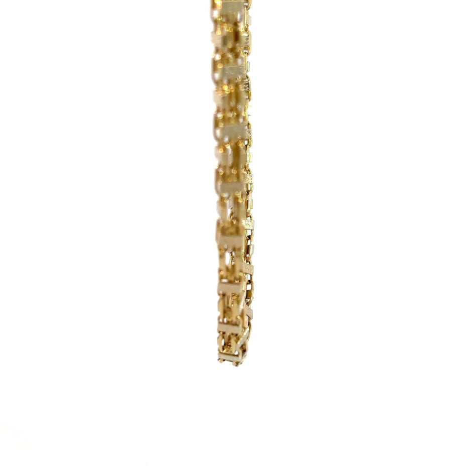 Käfigkette gemustert 4.5mm - 14kt (585 Gold) - Juwelier BenjaminKäfigkette gemustert 4.5mm - 14kt (585 Gold)