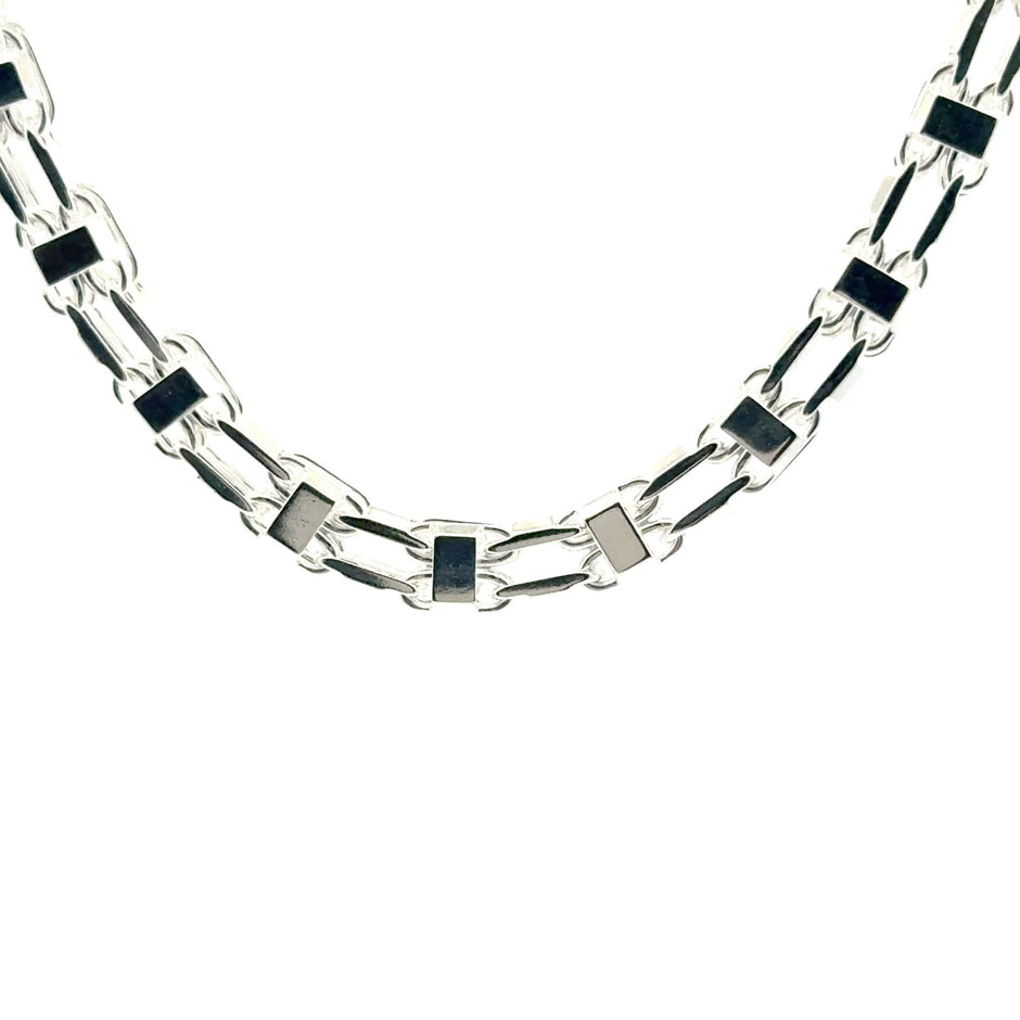 Käfigkette Silber 6.5mm - Juwelier BenjaminKäfigkette Silber 6.5mm