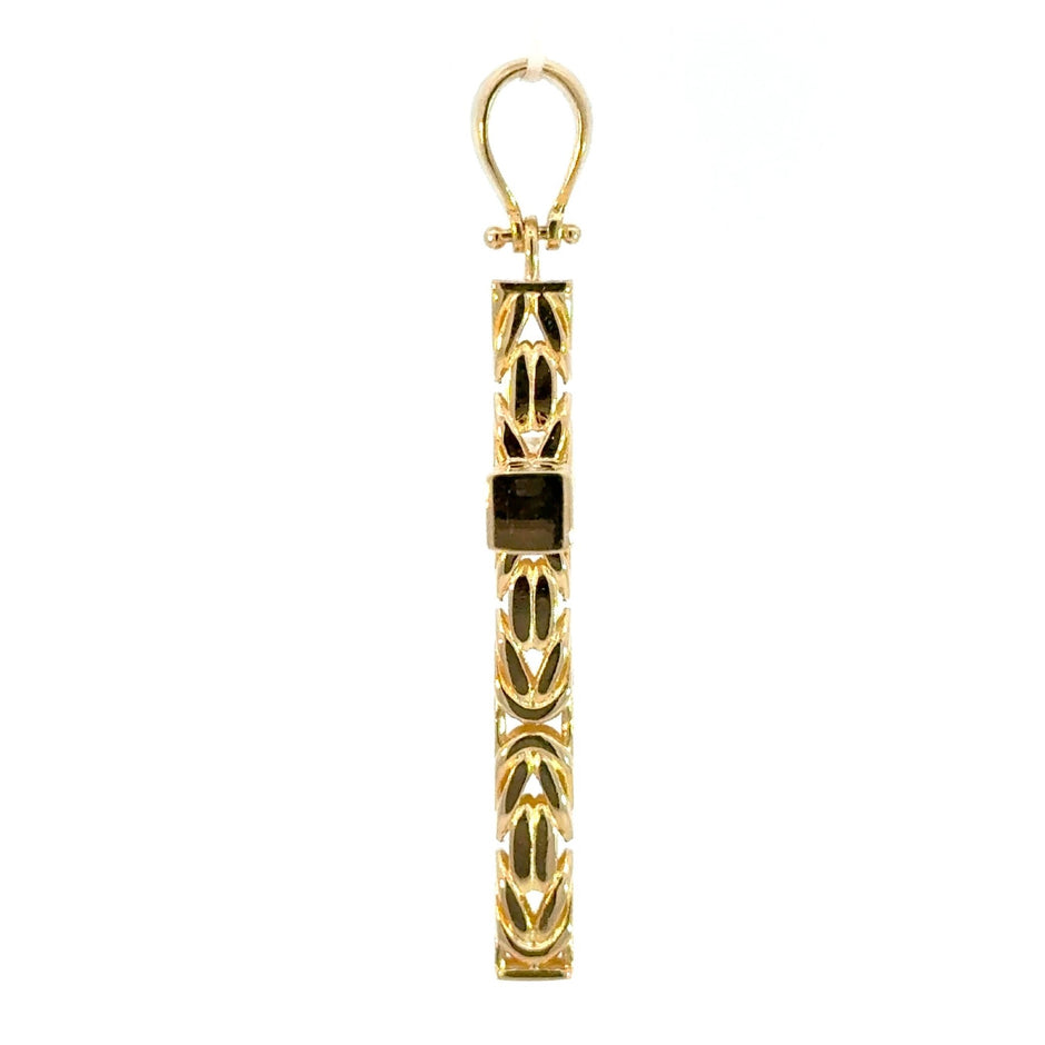 Käfigketten - Kreuzanhänger aus Gelbgold 14kt (585 Gold) - Juwelier BenjaminKäfigketten - Kreuzanhänger aus Gelbgold 14kt (585 Gold)