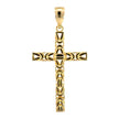 Käfigketten - Kreuzanhänger aus Gelbgold 14kt (585 Gold) - Juwelier BenjaminKäfigketten - Kreuzanhänger aus Gelbgold 14kt (585 Gold)