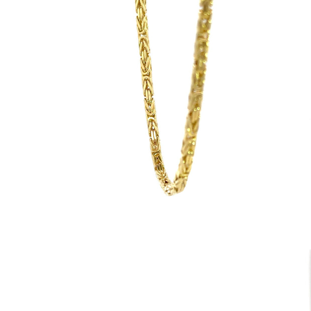 Königskette 3 mm 14kt (585 Gold) massiv - Juwelier BenjaminKönigskette 3 mm 14kt (585 Gold) massiv